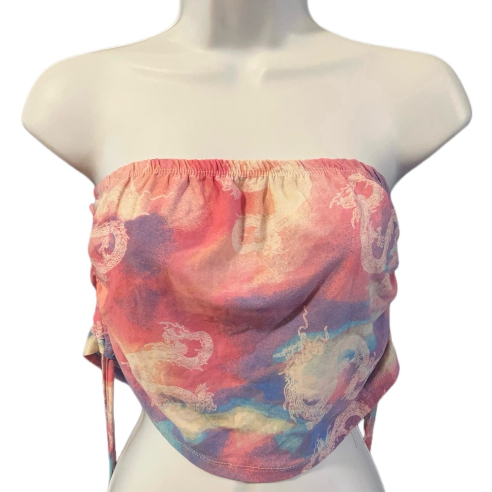 Cult Favorite Dragon Pastel Tube Top 
Size Large